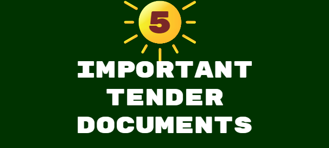 Documents You need to have Before Applying for Tenders